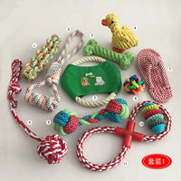 HKM-356307 Durable 12-Pack Interactive Chew Dog Toy Set for Active Play