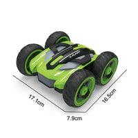 HKM-066003 1:20 Scale 2.4G Double-Sided Remote Control Stunt Car with 360° Flip & Rotate Feature for Kids