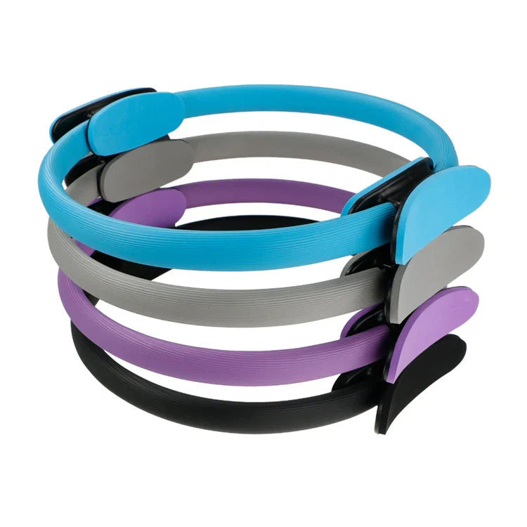 HKM-239251 8 Shape Resistance Band Set with Pilates Ring for Yoga and Fitness Training