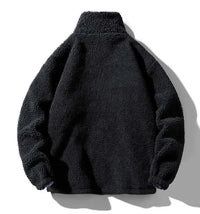 HKM-996883 Jacket for Men Winter Sporty Puffer Style Thickened Cotton Lamb Trend Granular Velvet Stand Collar Coats Jacket Custom