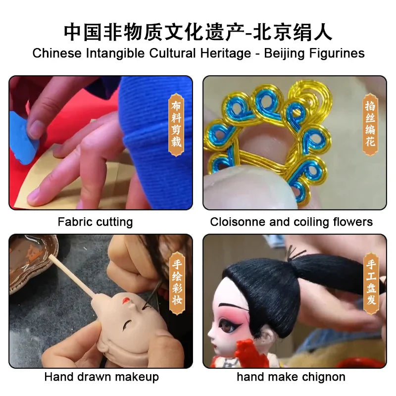 KTX-650835 Metal Silk Action Figure of Yang Guifei - Movable Miniature Gift