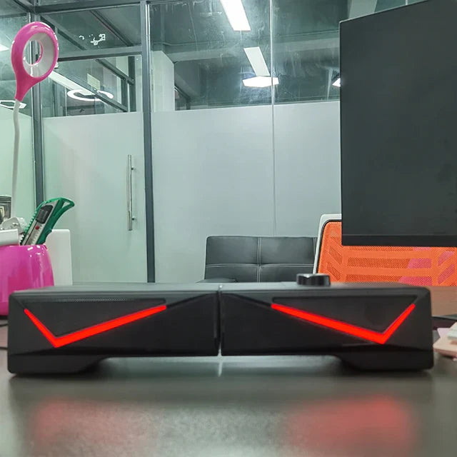 KTX-072083 Deep Bass Hi-Fi Bluetooth Speakers with RGB Lighting and Magnetic Woofer