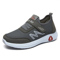 HKM-607123 B-K158 Mens Athletic Walking slip on Tennis Sneakers Wholesale Soft and for Man Sock Shoes