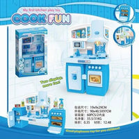 HKM-033235 Kids Kitchen Playset Tableware Simulated Cooking Toys for Girls Ages 5 and Up