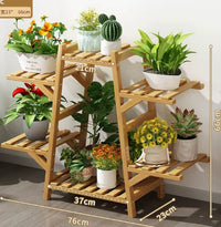 Balcony Flower Rack Indoor Succulent Climbing Vine Flower Rack Modern Living Room Floor-standing Multi Plant Flowerpot Rack