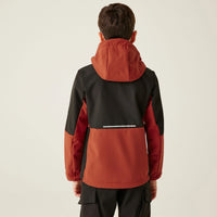 HKM-309907 Winter Softshell Jacket with Block Color Design for Kids Boy