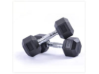HKM-009875 20kg Steel Hex Dumbbells for Strength Training and Bodybuilding