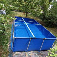 HKM-044947 Foldable Outdoor Rectangular Pool with Aeration System for Shrimp and Koi养殖