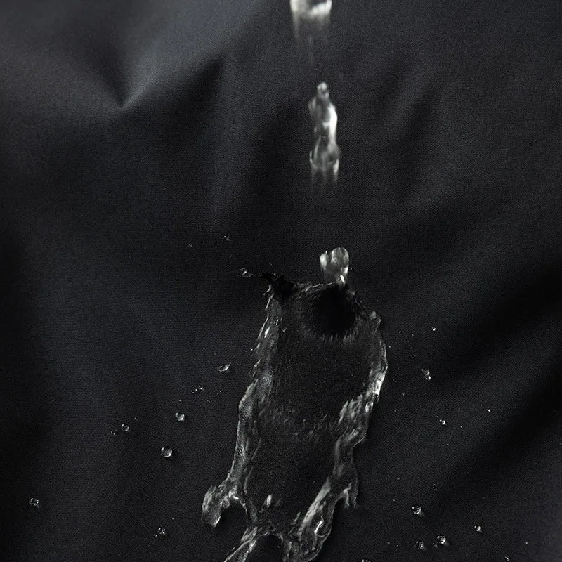 HKM-079379 Customized Men's Parka Winter Thickened Padded Men's Cotton Jacket Tops Large Size Warm Fashion Black Jacket