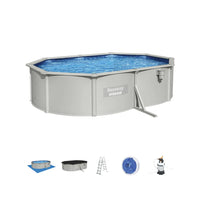 HKM-782803 Endless Outdoor Portable Family Swimming Pool - Bestway Hydrium Steel Wall Container