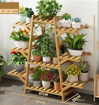 Balcony Flower Rack Indoor Succulent Climbing Vine Flower Rack Modern Living Room Floor-standing Multi Plant Flowerpot Rack