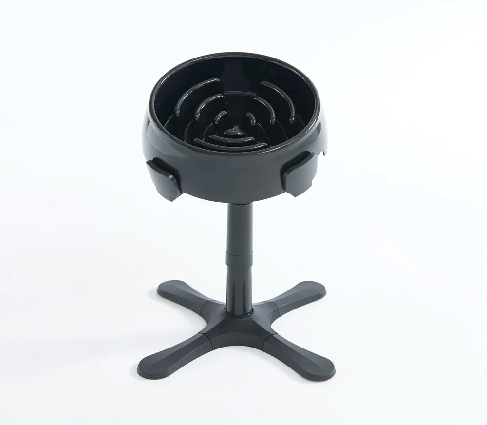HKM-798099 Elevated Slow Feeder Bowl for Dogs with Adjustable Height Stand