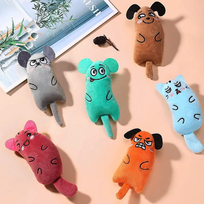 HKM-602643 Interactive Catnip Mouse Toy for Cats - Plush, Bite-Resistant Design