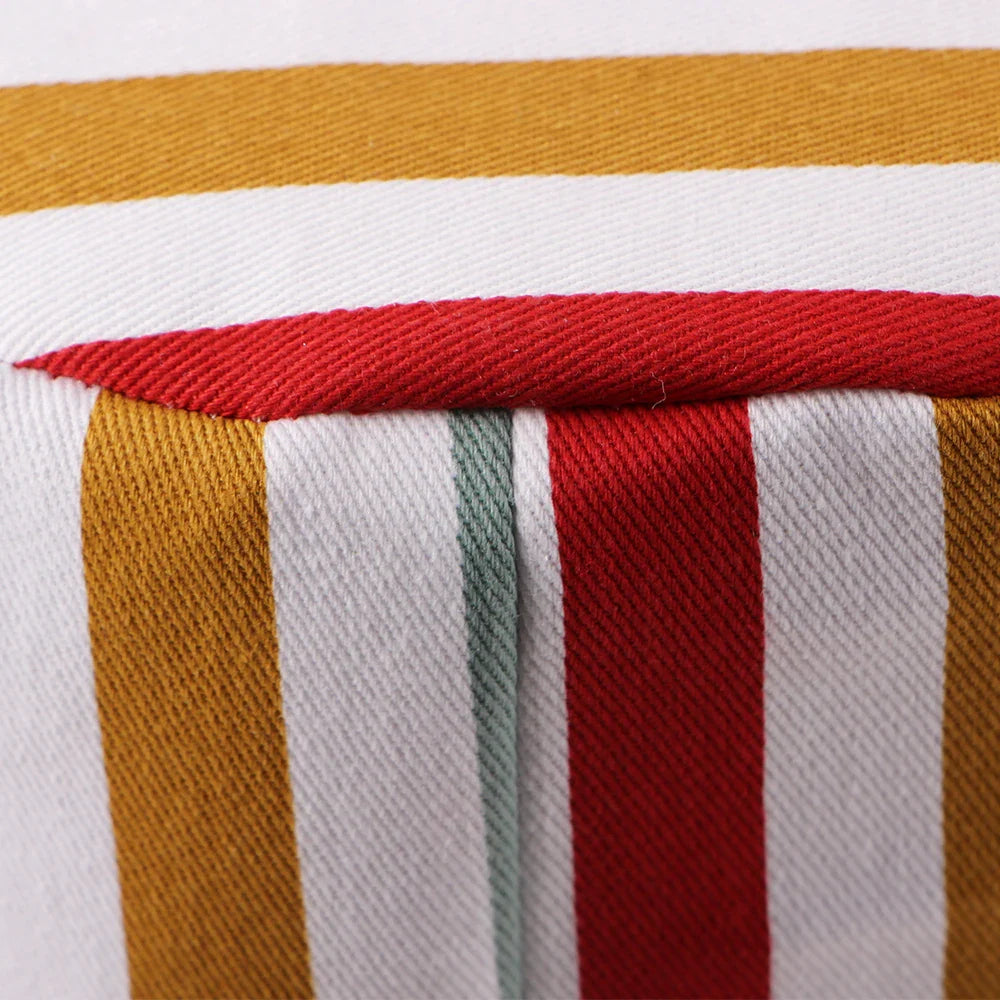 KTX-155475 Natural Cotton Fabric Foldable Bread Basket for Food Safe Storage