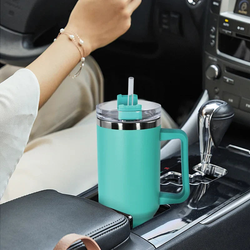 KTX-531411 Personalised 40oz Stainless Steel Travel Mug with Flexible Handle for Nurses