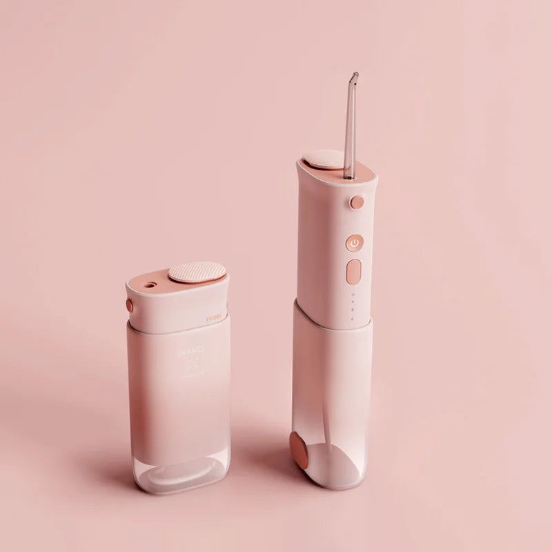 HKM-683795 Portable Mini Water Flosser for Dental Care - Efficient Household Water Jet Cleaner with Enhanced Battery Performance