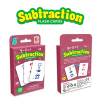HKM-905619 Early Learning Math Educational Cards - 36 Piece Set for Kids
