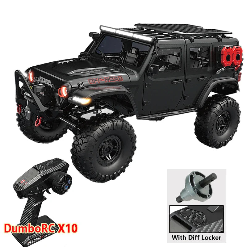 KTX-141523 1:10 Scale Off-Road RC Monster Truck with 4WD, 2.4GHz Remote Control, LED Lights, and 18km/h Speed