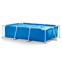 HKM-750035 Large Blue Above Ground Swimming Pool for Families - Durable PVC Material, Easy Assembly, Outdoor Fun
