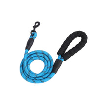 HKM-420691 Durable Nylon Dog Leash with Poop Bag Holder - Available in 4ft, 5ft, 6ft, and 7ft