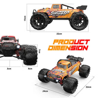 HKM-331603 Waterproof 1/16 Remote Control Racing Car - 40+ MPH, Dual Motor, 60M Range, Ready-to-Go