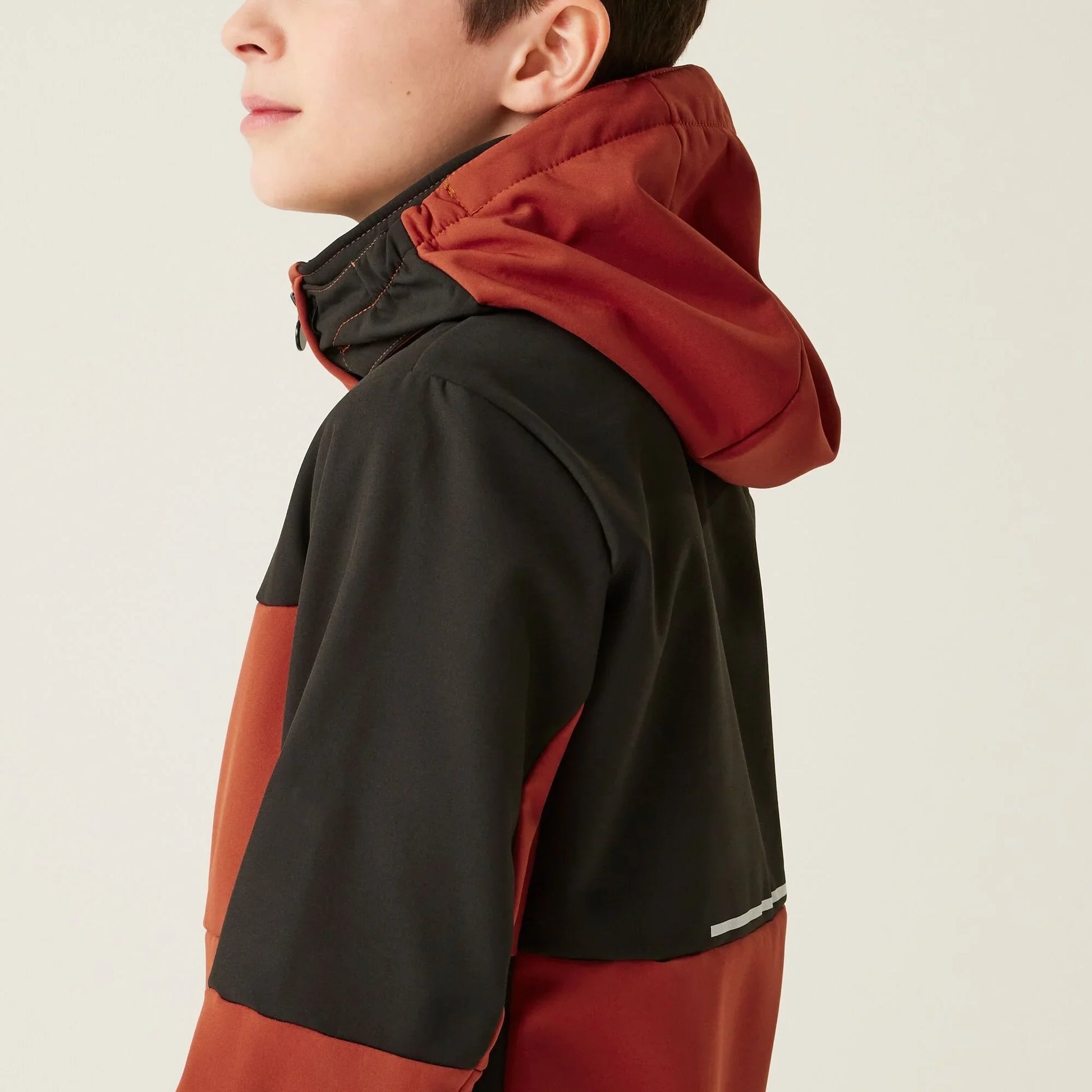 KTX-309907 Winter Softshell Jacket with Block Color Design for Kids Boy