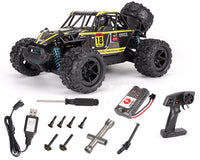 HKM-380179 1:18 Scale Waterproof Remote Control Car with High Speed up to 60km/h, 2.4GHz Control, USB Charging, Indoor/Outdoor Use