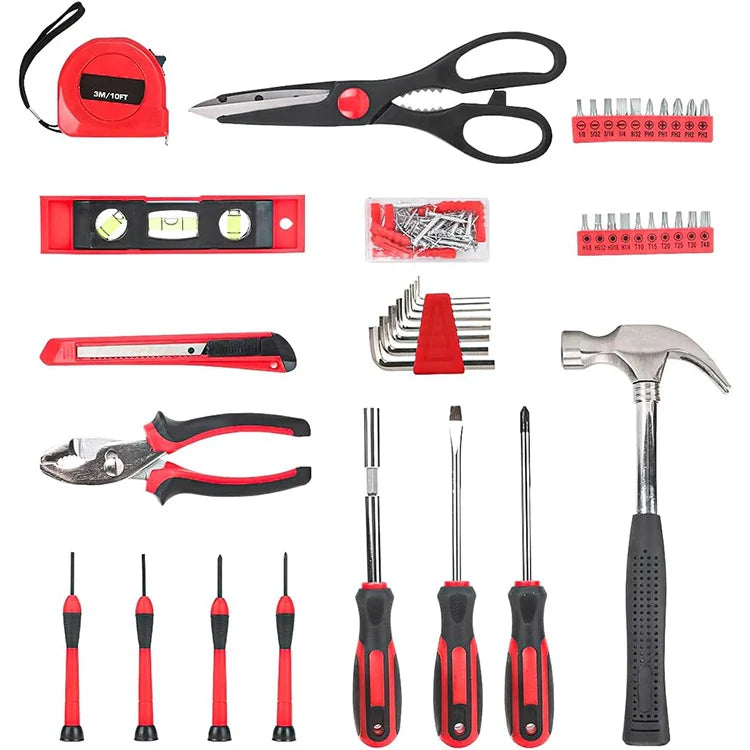 KTX-936595 216-Piece Electrician Tool Set with Socket and Wrench Kit for Automotive Repairs