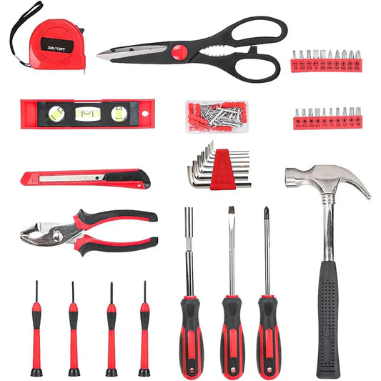 KTX-936595 216-Piece Electrician Tool Set with Socket and Wrench Kit for Automotive Repairs