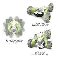 HKM-000467 Twisted Arm RC Stunt Car 1:28 Scale 2.4G 4 Channels 360° Rotation for Kids