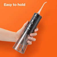 HKM-388883 Rechargeable IPX7 Water Flosser with 260ml Water Tank and 6 Nozzles