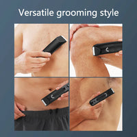 HKM-209235 Waterproof Body Hair Trimmer for Men and Women with 6800RPM Power, Suitable for Bikini and Groin Areas