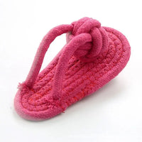 HKM-913363 Interactive Woven Cotton Rope Dog Chew Toy for Dental Care and Play