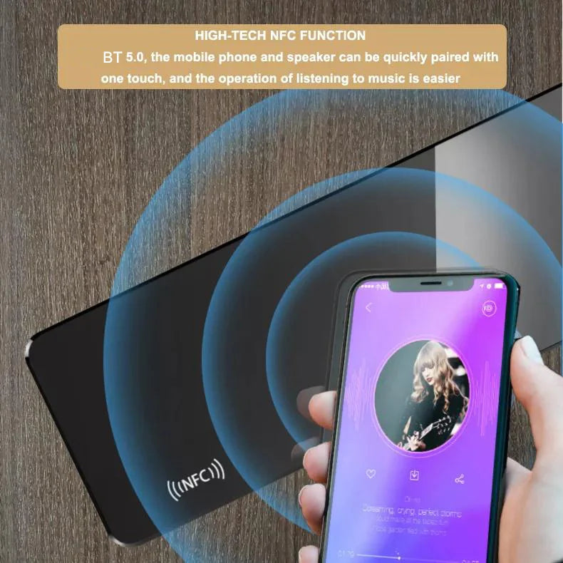 KTX-369299 120W 2.1CH Stereo Sound Bar with Subwoofer and 3D Surround Sound for TV