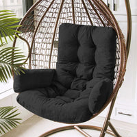 Solid Color Large Removable Washable Rattan Chair Cushion Home Decor Hanging Basket Lumbar Pillows & Seat Cushions