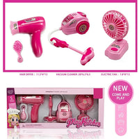 HKM-049043 Colorful Plastic Kitchen Play Set for Kids - Fun Household Appliances Toys