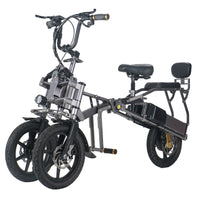 HKM-540115 Adult Electric Bicycle Powered by 500W Motor, 20 MPH Top Speed, 48V System and 48V 15.0Ah Battery for Daily Commuting