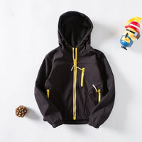 HKM-735891 OEM Factory Customization Personalized Soft Shell Bomber Jacket for Kids for Autumn Season
