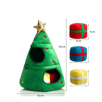 HKM-981203 Eco-Friendly Rubber Latex Christmas Tree Squeaky Toy for Dogs