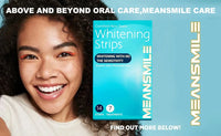 HKM-569683 Peroxide Free Teeth Whitening Strips - 7 Pouches for Effective Home Treatment