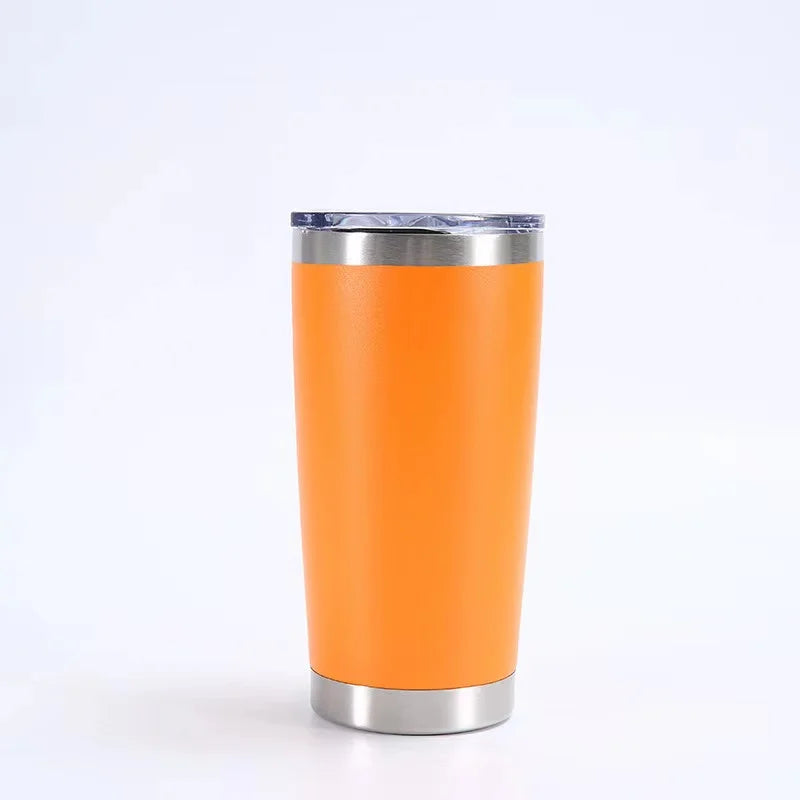 KTX-433107 Stainless Steel Double Wall Vacuum Insulated Travel Cup with Lid - Ideal for Home, Office and Car Use