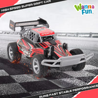 HKM-508947 1:18 2.4G Remote Control Drift Racing Buggy with 4WD & Interchangeable Wheels, Ready-to-Go Off-Road Truck