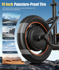 HKM-4537811 Adult: 250W Motor, 20 MPH Top Speed, 48V System and 48V 21.0Ah Battery Electric Bicycle for Daily Commuting