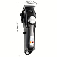 HKM-783251 Cordless Mini Electric Hair Trimmer XY-8118B for Men with USB Charging and LCD Screen