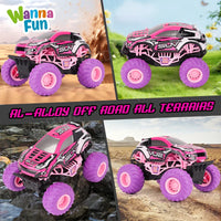 HKM-198227 1:24 Off-Road Remote Control Truck, 4WD Brushless Racing Vehicle with Headlights, High-Speed Indoor-Outdoor Fun