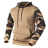 HKM-522323 European American Fashion Brand Men's Long Sleeve Hooded Jacket Autumn Winter Camouflage Sweater Heat Transfer Fleece Hoodie