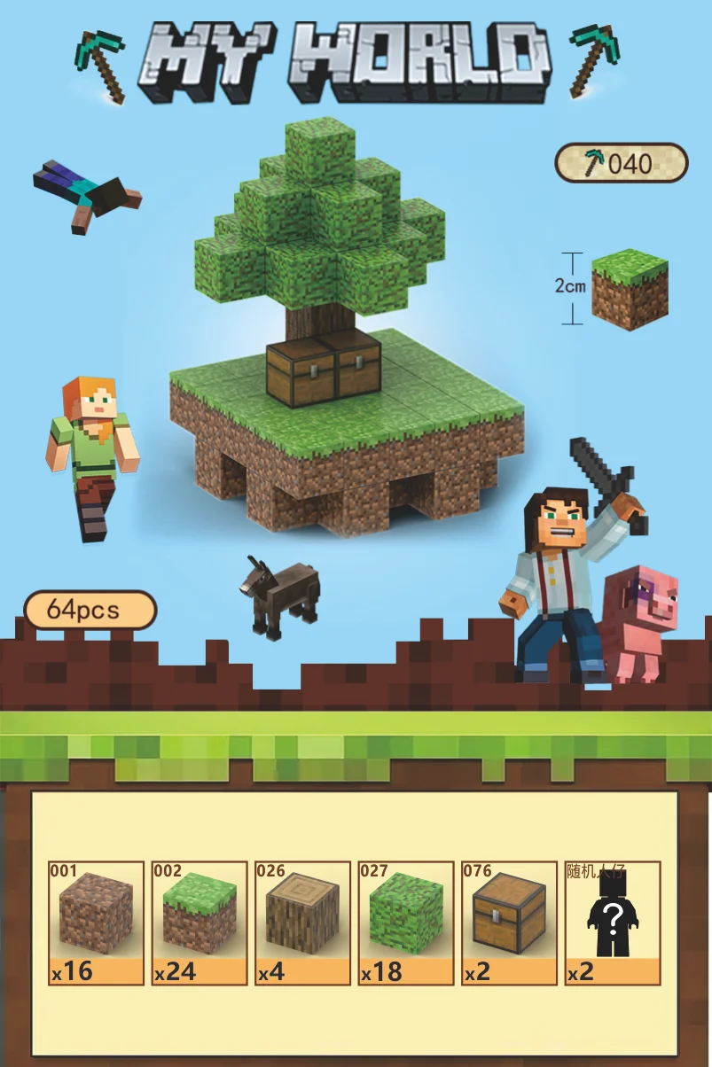 KTX-997779 Magnetic Cube Building Block Set - 2cm DIY Sensory Game for Creative Play and STEM Learning