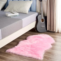 Plush Carpet Imitation Sheepskin Bedroom Wool Sofa Cushion Bay Window Cushion Irregular Non-slip Foot Pad Bedside Blanket