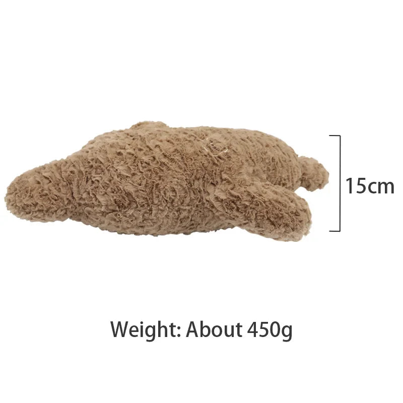KTX-507731 Tsubomi Cartoon Bear Plush Toy Hugging Pillow - Unisex Stuffed Doll, 55cm Long Plush Filling