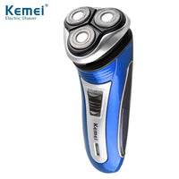 HKM-684947 Kemei KM-2801 Rechargeable Cordless Shaver for Men with 3 Rotating Blades